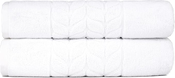 BAGNO MILANO Organic Turkish Cotton Bath Towels, Luxury Jacquard Collection by BagnoMilanoLuxurySoftness