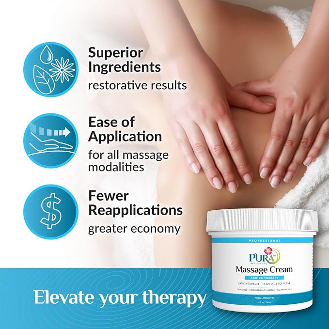 Wellness Professional Arnica Therapy 4oz Massage Cream, Cream - Image 4