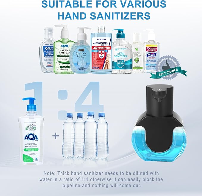Automatic Soap Dispenser Touchless, 14.2oz/420ML Auto Liquid Soap Dispenser - Image 3