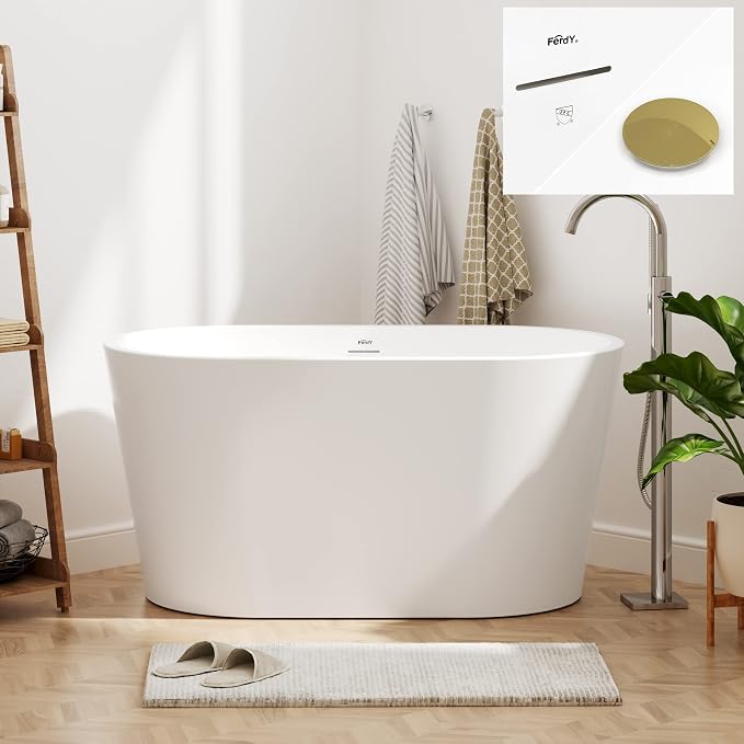 FerdY Shangri-La 47" Acrylic Freestanding Bathtub - Image 2