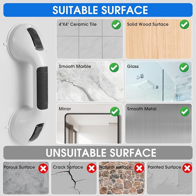 Suction Grab Bar with Safety Indicator - Image 4