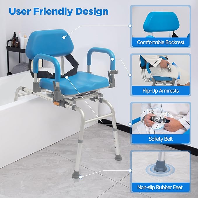 FSA/HSA Eligible Sliding Shower Chair - Image 5
