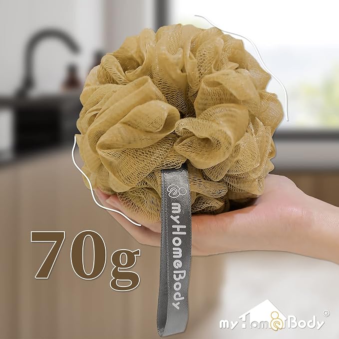 myHomeBody Large 70g Loofah Sponge, Body Scrubber, Bath Sponge, Loofah - Image 6