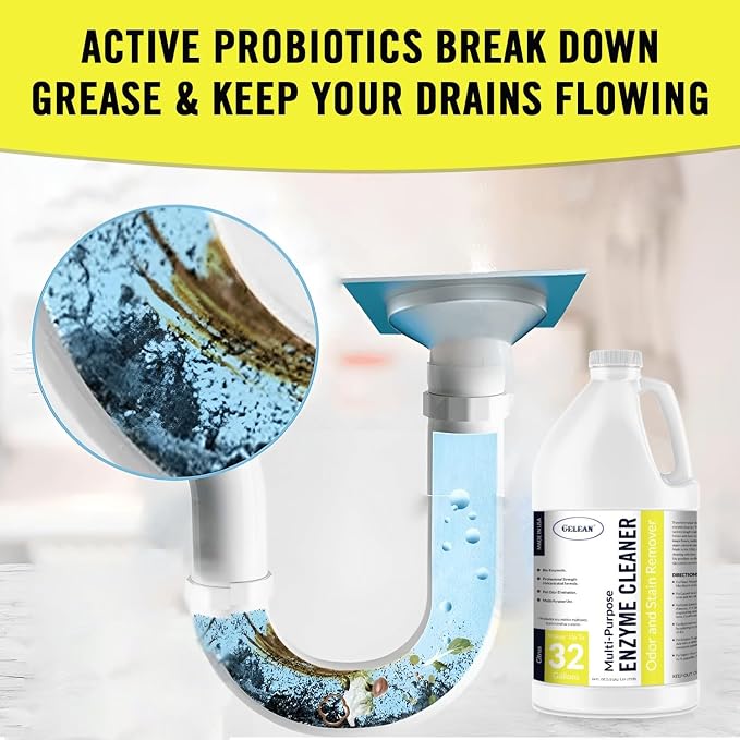 Multi-Purpose Probiotic Enzyme Citrus Cleaner, 64oz - Image 5