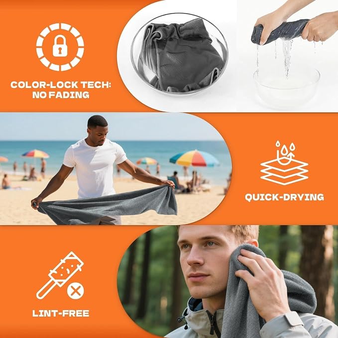 Camping Towels Quick Dry Sweat Towels - Image 3