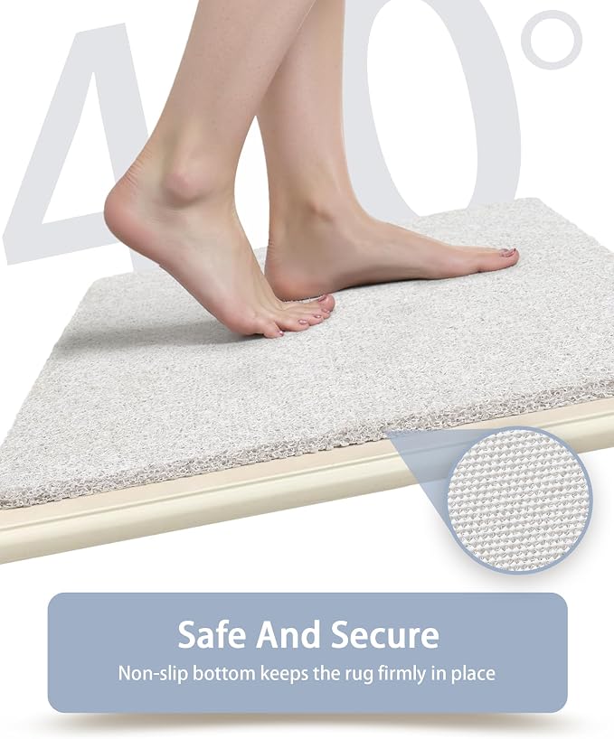 Mecko Loofah Bath Mat for Tub - Image 6