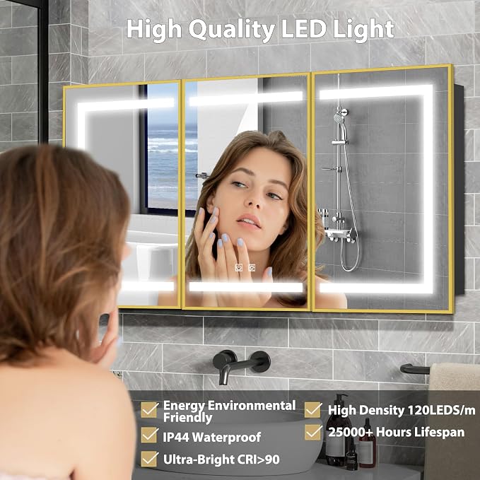 ROOMTEC Lighted Medicine Cabinet - Image 5