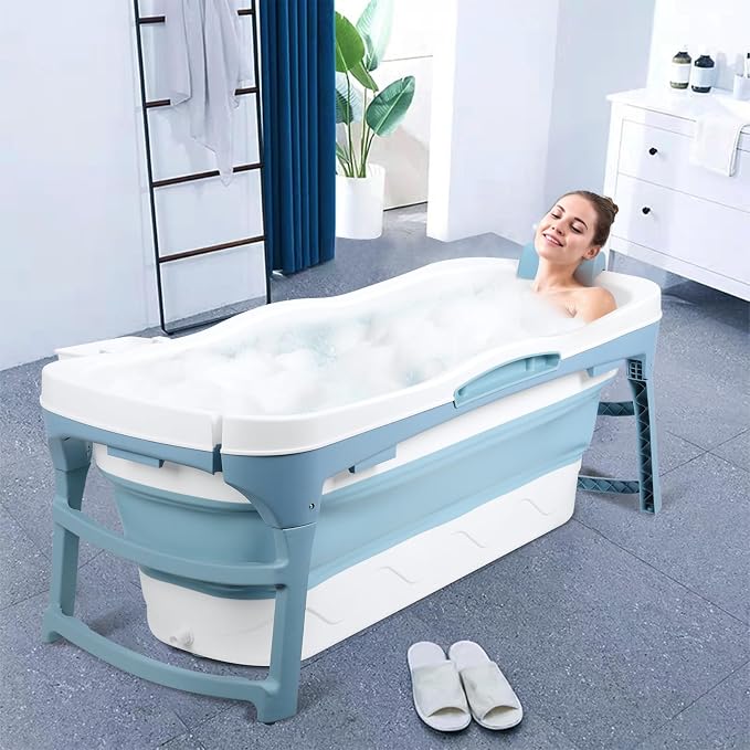 Portable Bathtub for Adult, Ergonomically Designed Pop up Bathtub, For the - Image 4