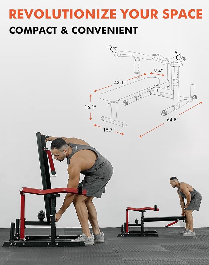 GMWD Chest Press Machine, 1050LBS Bench Press Machine - Image 6
