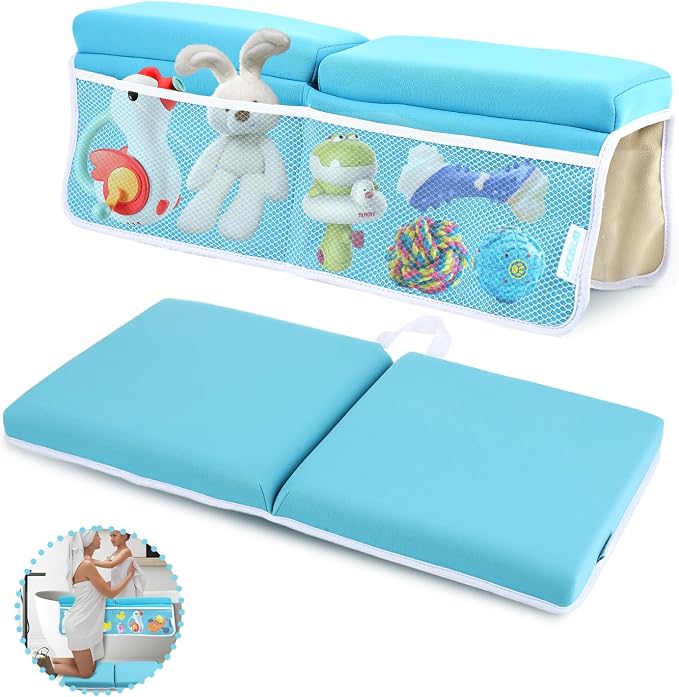 Bath Kneeler and Elbow Rest Pad, Thick Quick Dry Kneeling Mat, Large Bathtub Pad by OFiSEXPT