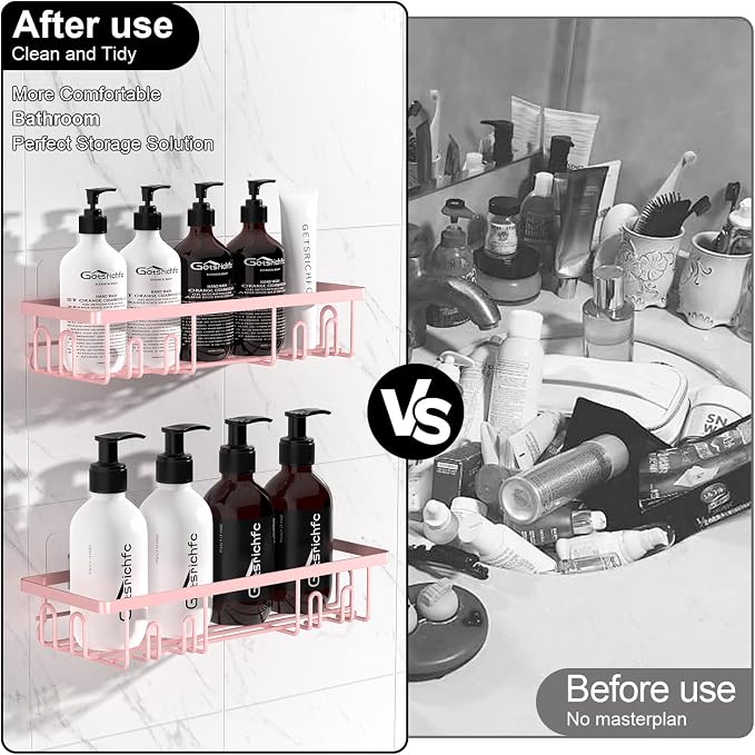 2025 New Adhesive Shower Caddy, Shower Shelves - Image 2