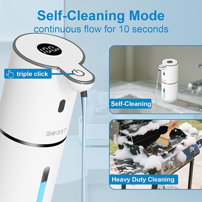 Automatic Liquid Soap Dispenser Touchless, USB Rechargeable Smart Hand Soap - Image 5