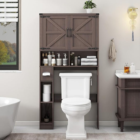 Vabches Over The Toilet Storage Cabinet, Farmhouse Storage Cabinet Over Toilet by Vabches