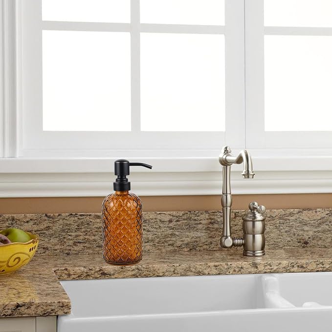 16 oz Glass Soap Dispenser - Image 7