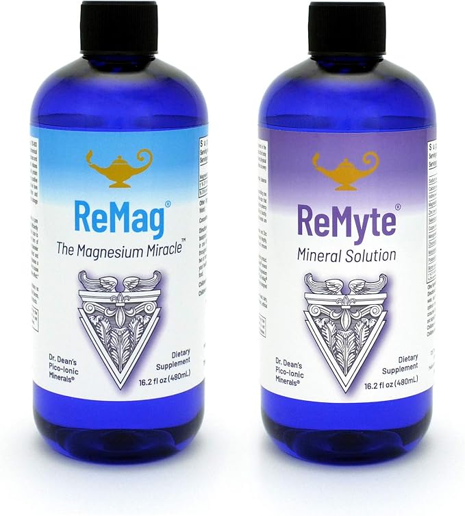 RnA ReSet ReMag & ReMyte – Magnesium & Multi-Mineral Liquid Supplement Bundle by RnAReset