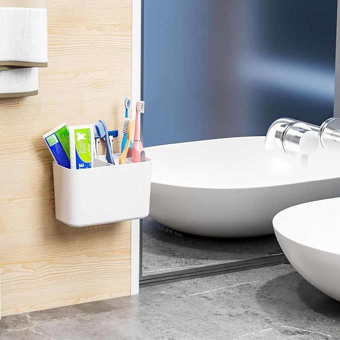 Electric Toothbrush Holder for Bathroom Countertop and Wall Mounted - Image 5
