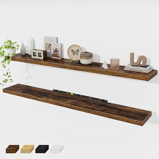 Fun Memories 72 Inch Floating Shelves by FunMemories