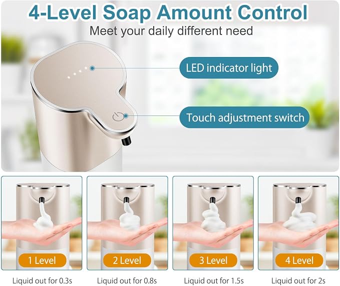 Soap Dispenser, Automatic Foaming Soap Dispenser - Image 3