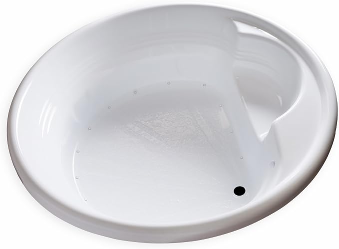 Carver Tubs - FL7272 - Whirlpool Bathtub - 72"L x 72"W x 18"H - White Acrylic - Image 2