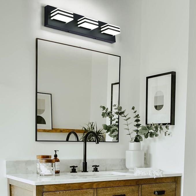 Black Vanity Lights 3 Light Bar Light - Image 7