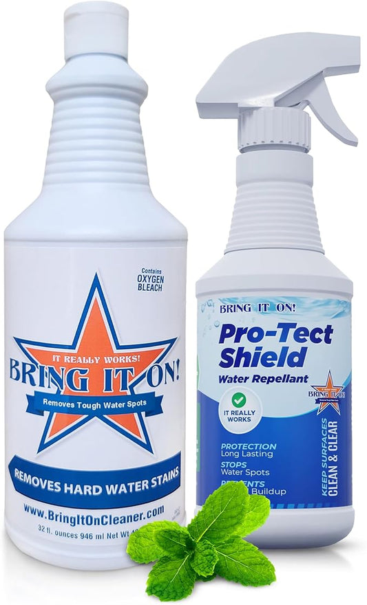 BRING IT ON! CLEANER Professional Hard Water Stain Remover & Glass Shield by Unknown