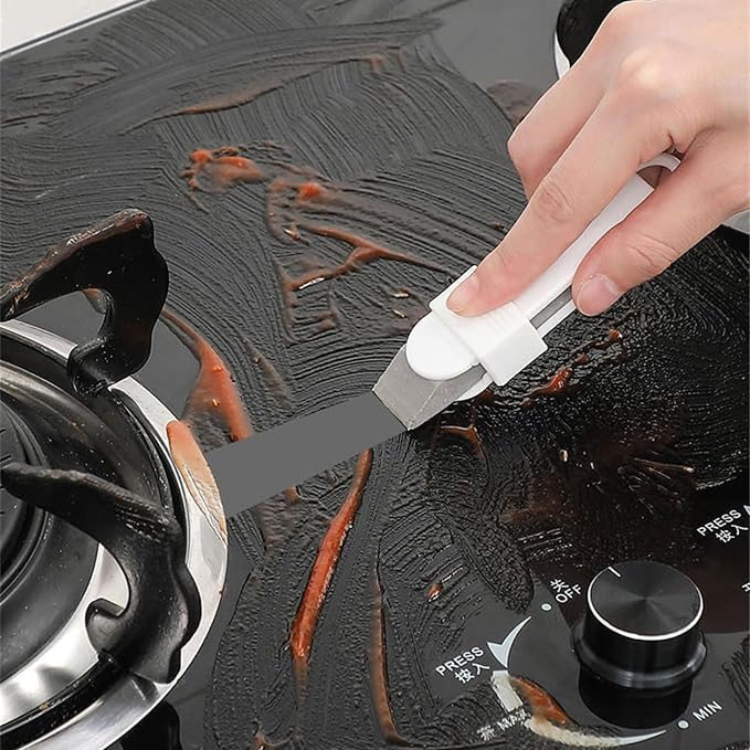 Easy Limescale Eraser Bathroom Glass Rust Remover Kitchen Scale Brush - Image 8