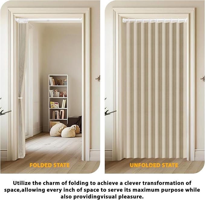 Accordion Door Curtain Set - Image 2