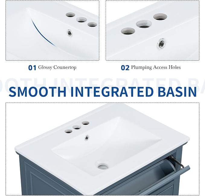 Linique 24" Bathroom Vanity - Image 5