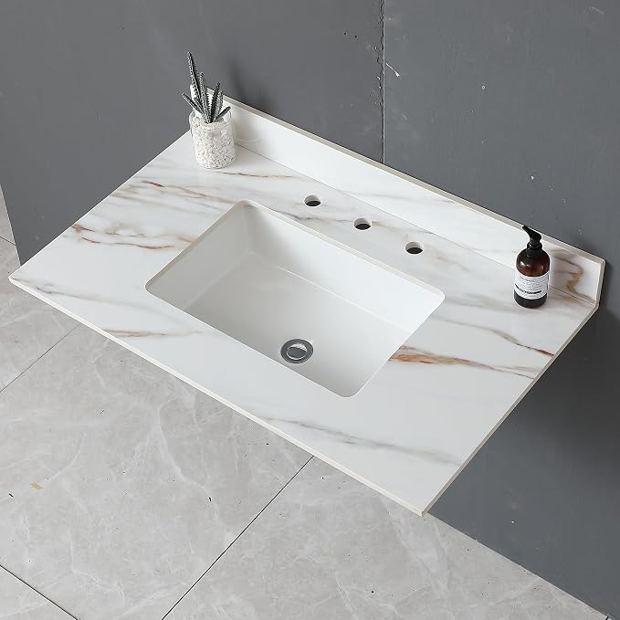 Montary 37"x 22" Bathroom Vanity Top by Montary