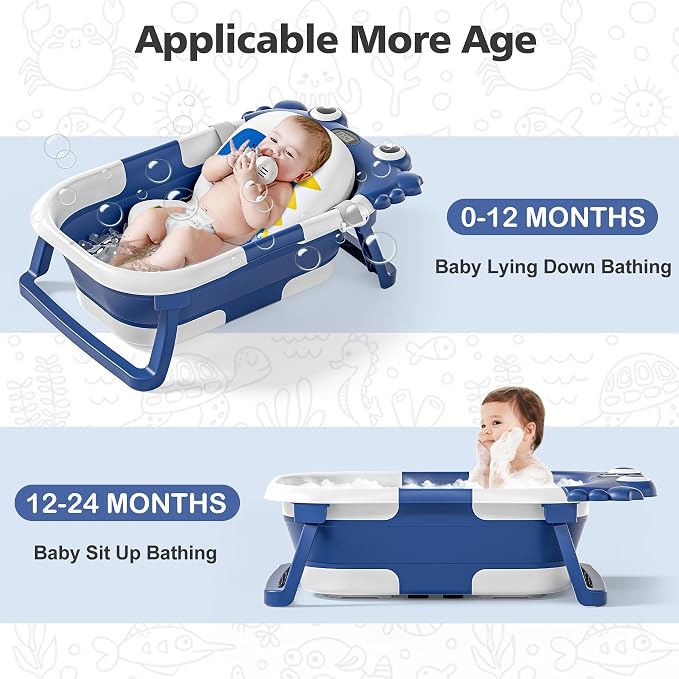 Collapsible Baby Bathtub for Newborns - Image 3
