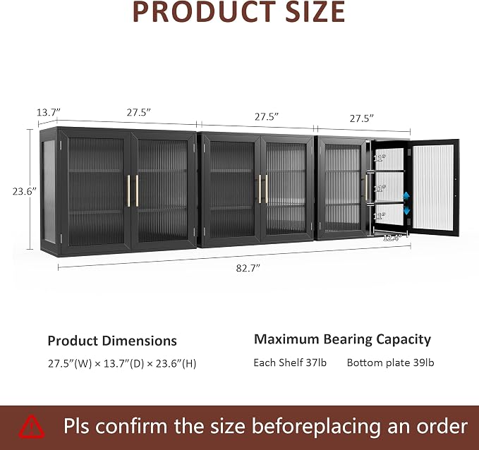 Bathroom Wall Cabinet Set, Wall Mounted Cabinet - Image 3