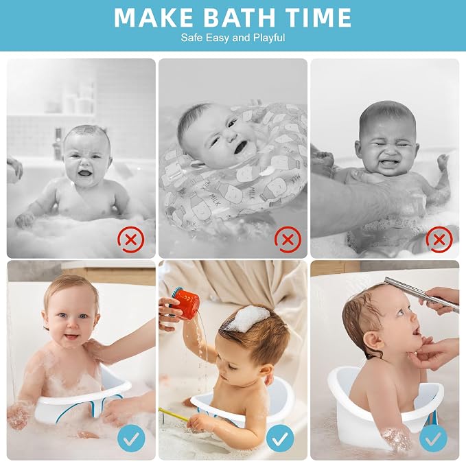 Baby Bath Seat with Non-Slip Suction Cups - Image 3