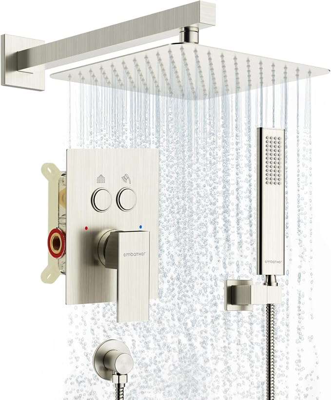 Shower System Shower Faucet Set by EMBATHER