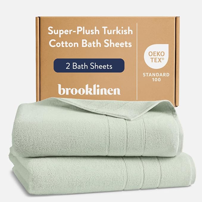 Brooklinen Super-Plush Turkish Cotton Bath Sheets by Brooklinen
