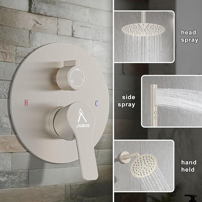 Shower System Shower Faucet Set Rainfall Shower Set - Image 7
