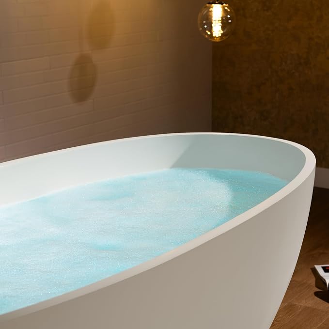 WOODBRIDGE 61 in. x 30.75 in. Stone Resin Luxury Contemporary Solid Surface - Image 21