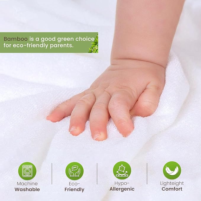 Bamboo Hooded Baby Towel with Face Cloth – 3 Hooded Towels & 3 Washcloths – - Image 3