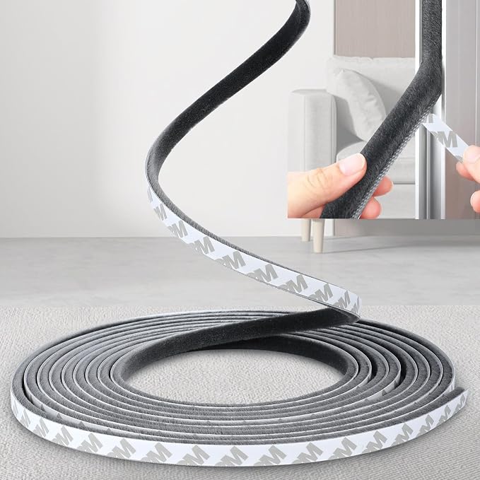 33 Ft Self-Adhesive Weather Stripping Seal by HomBreez