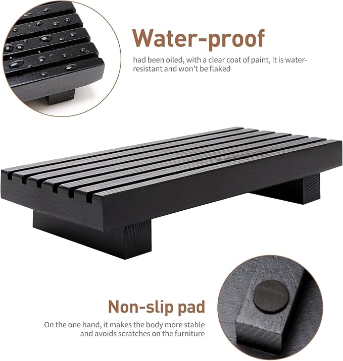 Small Black Bathroom Decor Tray - Image 5