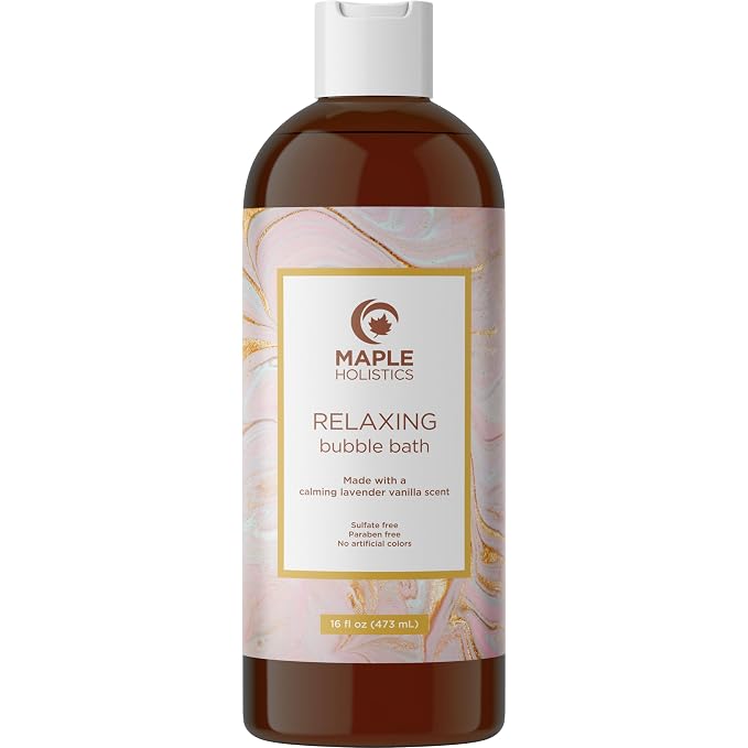 Luxurious Lavender Bubble Bath for Women by MapleHolistics