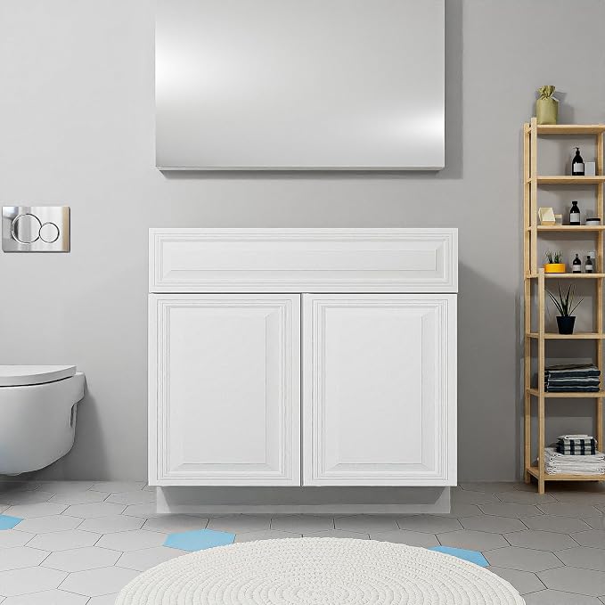 KitchenMan 30 Inch Bathroom Vanity Without Sink and Top Unassembled Bathroom - Image 5