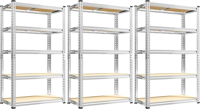 REIBII Storage Shelves 2020LBS Garage Shelving Heavy Duty Metal Shelving by REIBII