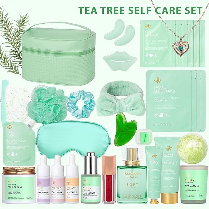 Christmas Gifts for Women, Skin Care Gift, Self Care Kit Spa Gift Baskets - Image 2