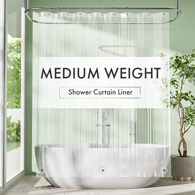 Amazer Long Shower Curtain Liner - Image 8