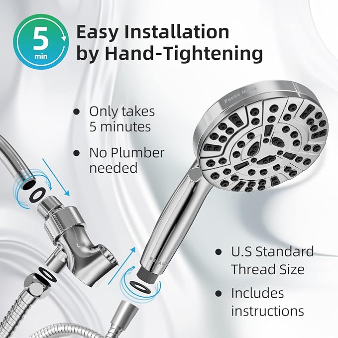 Shower Head, 10 Functions High Pressure shower head - Image 6