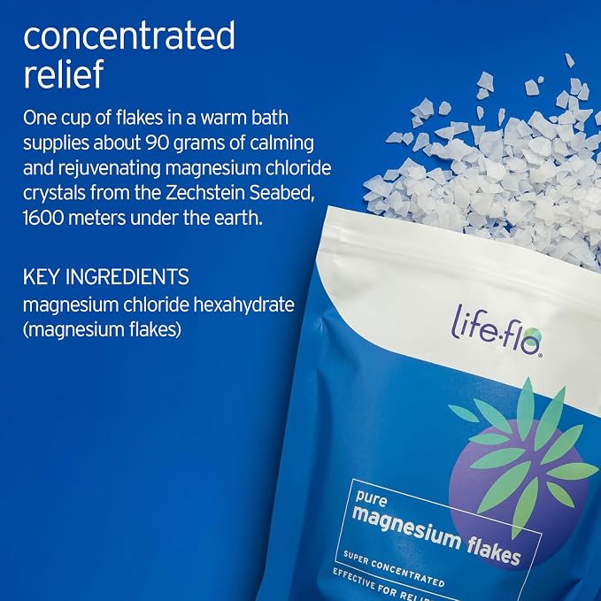 Life-flo Pure Magnesium Bath Flakes - Image 2