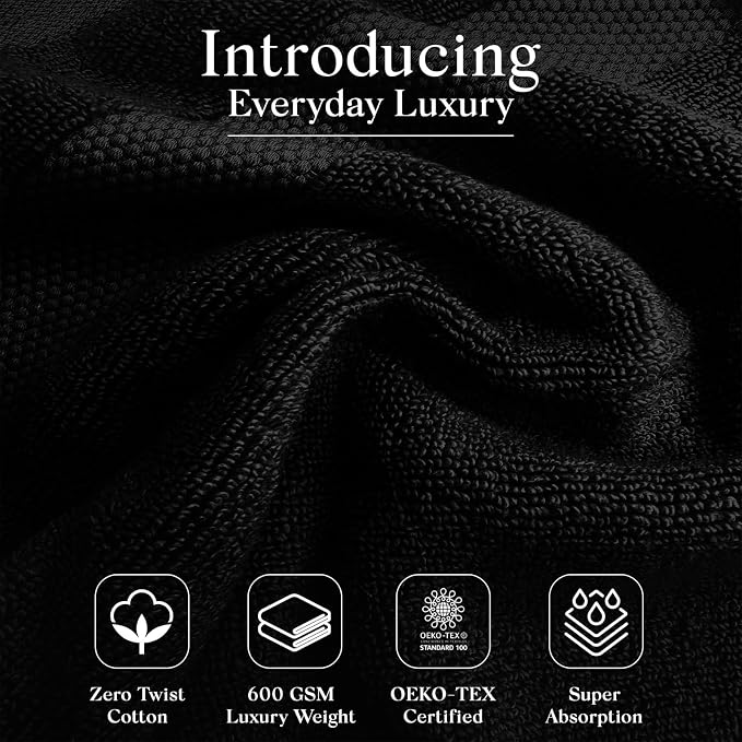 Premium Staple Cotton Bathroom Towel Set - Image 3