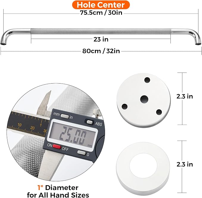 Grab Bars for Shower, 1 Pack 32-Inch Anti Slip Shower Handles for Elderly - Image 4