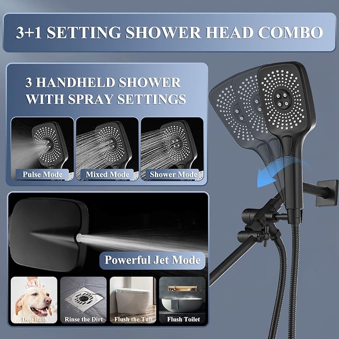 High Pressure Rain Shower Head - Image 5