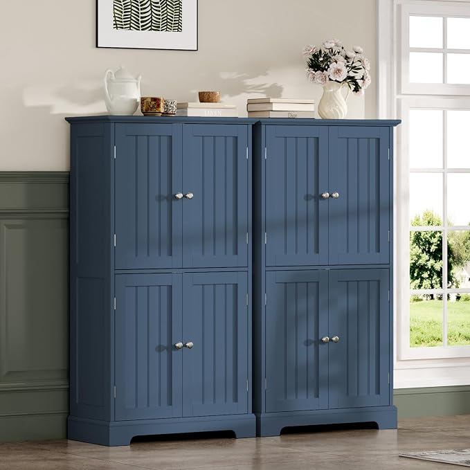ChooChoo Bathroom Floor Cabinet, Modern Bathroom Storage Cabinet - Image 7